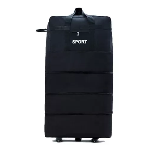 BOLSO CON 5 RUEDAS, TALLA AJUSTABLE, CON CREMALLERA, COLOR EN COLOR NEGRO - 1