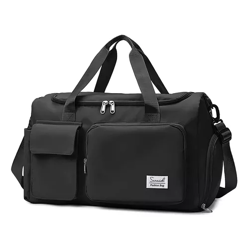 BOLSO DE VIAJE DEPORTIVO, 35 L, COLOR EN COLOR NEGRO - 1