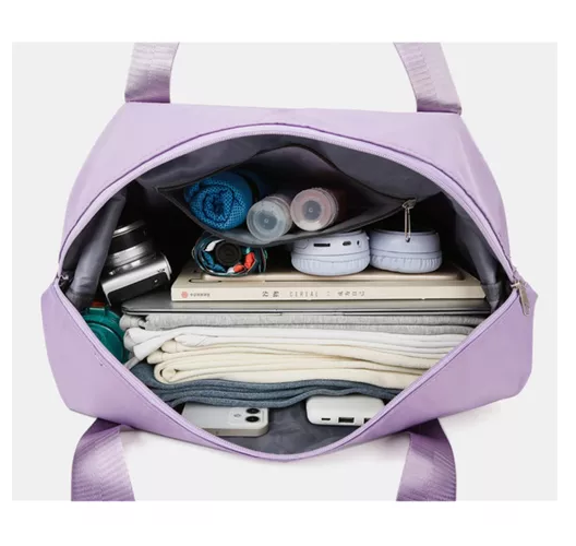 BOLSA DE GRAN CAPACIDAD PARA VIAJES, HOMBRES Y MUJERES, DEPORTES, COLOR ROSA - 4