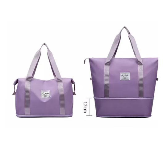 BOLSA DE GRAN CAPACIDAD PARA VIAJES, HOMBRES Y MUJERES, DEPORTES, COLOR EN COLOR NEGRO - 5