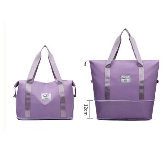BOLSA DE GRAN CAPACIDAD PARA VIAJES, HOMBRES Y MUJERES, DEPORTES, COLOR GRIS - 3