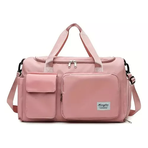 BOLSO DE VIAJE DEPORTIVO, 35 L, COLOR ROSADO - 1