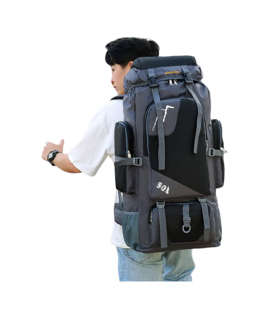 MOCHILA IMPERMEABLE DE 90L COLOR EN COLOR NEGRO - 2