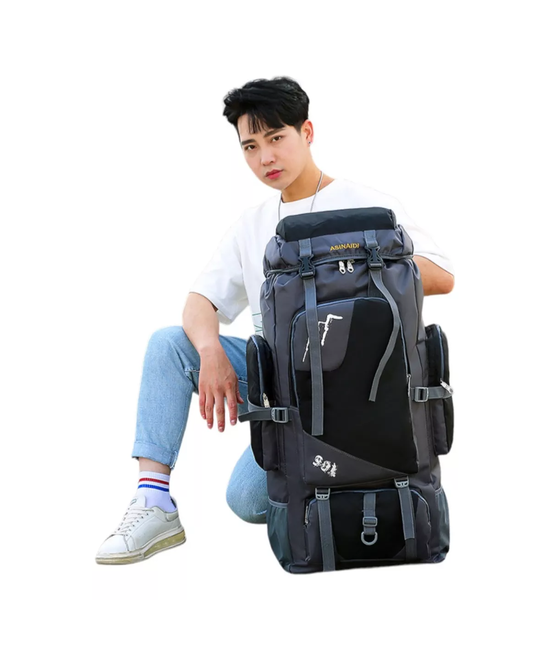 MOCHILA IMPERMEABLE DE 90L COLOR EN COLOR NEGRO - 5