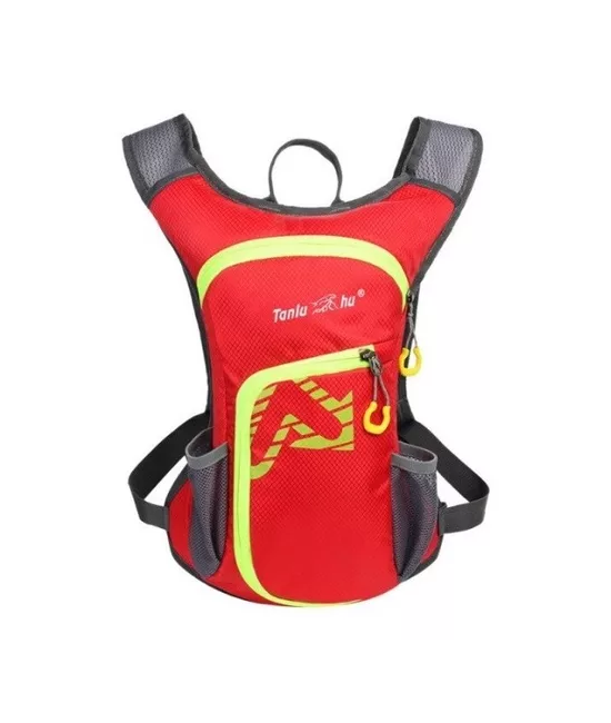 MOCHILA OUTDOOR TREKKING + BOLSA DE AGUA COLOR EN COLOR ROJO - 1