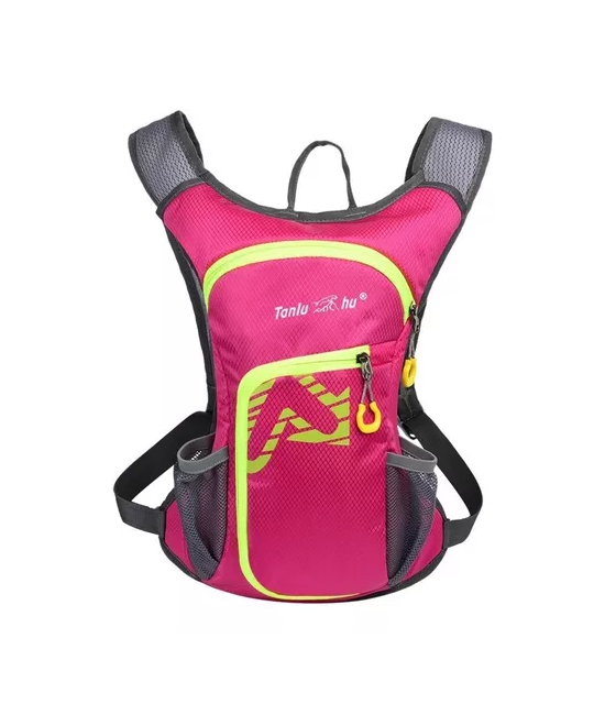 MOCHILA OUTDOOR TREKKING + BOLSA DE AGUA COLOR ROSA - 1