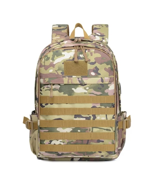 MOCHILA 35L IMPERMEABLE CON ENTRADA USB MULTICOLOR - 1