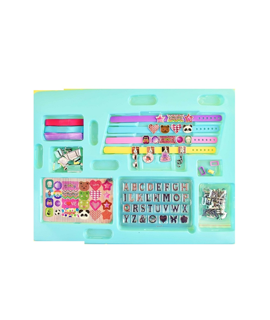 JUGUETE PARA HACER PULSERAS DIY, BRACELET ART STUDIO ROSADO - 2