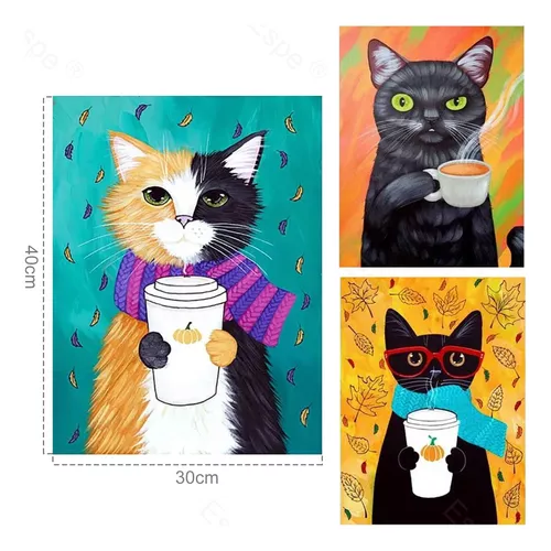 KITS DE PINTURA DIAMANTE 5D, TALADRO COMPLETO, 30X40 CM - 2