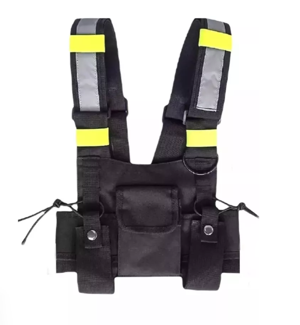 CHALECO TÁCTICO MILITAR CON PECHERA PORTA RADIO PARA AIRSOFT - 1