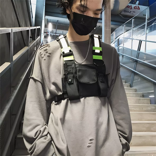 CHALECO TÁCTICO MILITAR CON PECHERA PORTA RADIO PARA AIRSOFT - 6