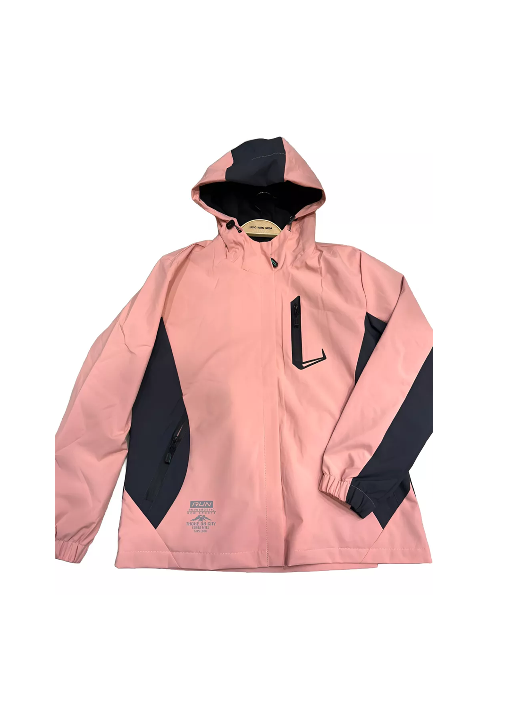 CHAQUETA CORTAVIENTO DEPORTIVA ULTRA LIVIANA MICROPOLAR ROSA, TALLA L - 2