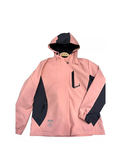 CHAQUETA CORTAVIENTO DEPORTIVA ULTRA LIVIANA MICROPOLAR ROSA, TALLA M - 2