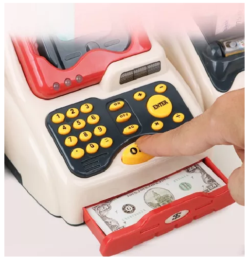 CAJA REGISTRADORA DE JUGUETE PARA NIÑOS MULTICOLOR - 4