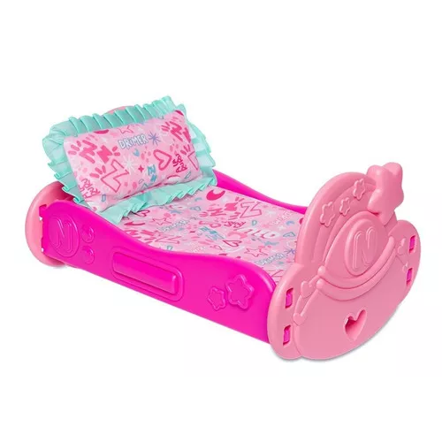 KSI MERITOS NEO: ACCESORIO CUNA CASIMERITOS MUÑECOS JUGUETE ROSADO - 1