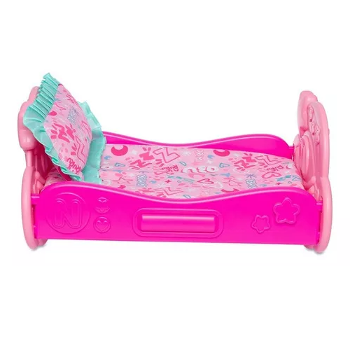 KSI MERITOS NEO: ACCESORIO CUNA CASIMERITOS MUÑECOS JUGUETE ROSADO - 2