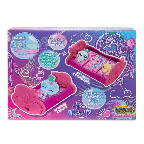 KSI MERITOS NEO: ACCESORIO CUNA CASIMERITOS MUÑECOS JUGUETE ROSADO - 3