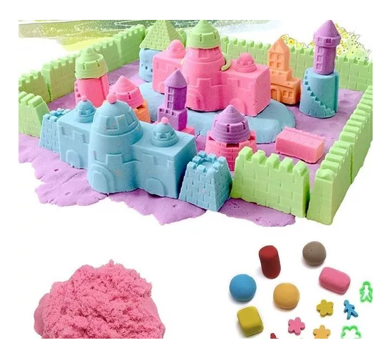 ARENA MÁGICA PACK X 3 DIDÁCTICA NO TÓXICA MULTICOLOR - 2