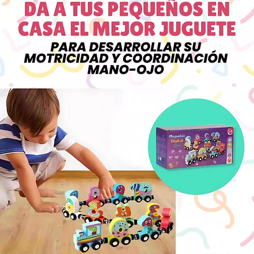 JUEGO DE TREN, NÚMEROS MAGNÉTICOS, INFANTIL EDUCATIVO, 1 AL 10 - 5