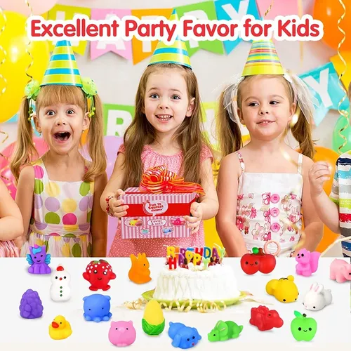 KIT DE 100 PCS MINI MOCHI SQUISHY, SQUEEZE TOY, FIDGET TOY - 3