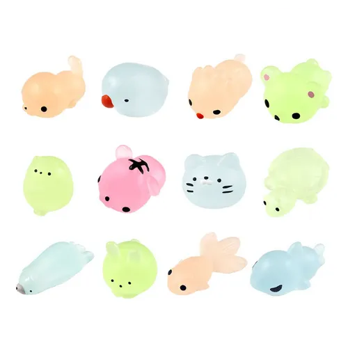PACK DE 50 SQUEEZE TOY, FIDGET TOY, JUGUETES ESPONJOSOS DE MOCHI - 1