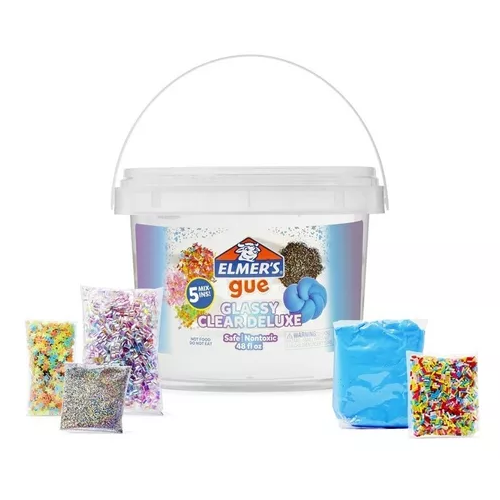 KIT DE SLIME LISTO PARA USAR ELMER'S BALDE 1.41 L CON 5 TOPPINGS - 1
