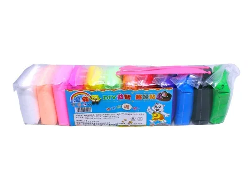 SET DE 12 FOAMY MOLDEABLE FOMI DIDÁCTICO COLORES 160 G MULTICOLOR - 2