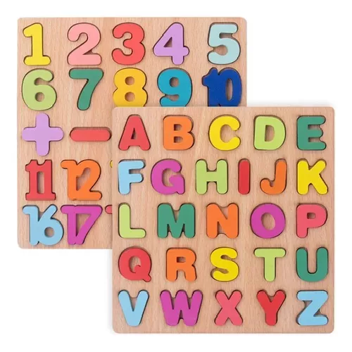 PACK DE 10 JUGUETES DIDÁCTICOS DE MADERA PARA NIÑOS, MONTESSORI - 6