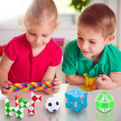 SET DE 55 FIDGET TOY, JUGUETE SENSORIAL ANTI ESTRÉS PARA NIÑOS - 7