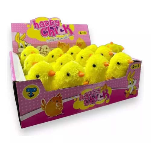 PACK DE 12 POLLITOS A CUERDA, JUEGO JUGUETE PARA NIÑOS - 1