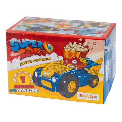 SUPER ZINGS SUPERCAR COLECCIONABLES RIVALS OF KABOOM EN COLOR ROJO - 1