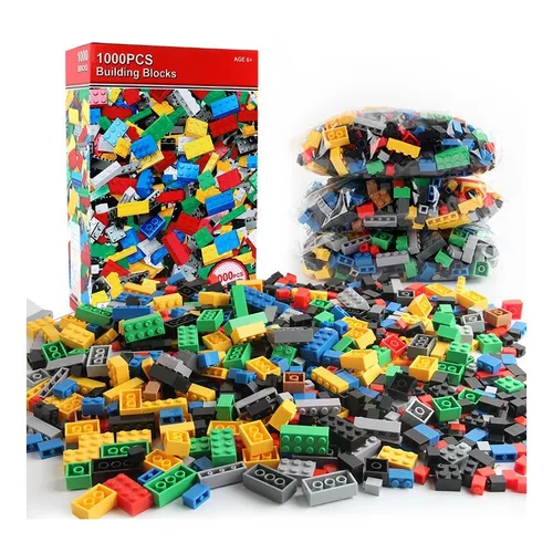 BLOQUES DE CONSTRUCCIÓN DIDÁCTICOS, 1000 PIEZAS MULTICOLOR - 2
