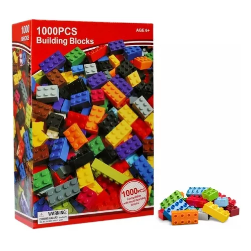 BLOQUES DE CONSTRUCCIÓN DIDÁCTICOS, 1000 PIEZAS MULTICOLOR - 7