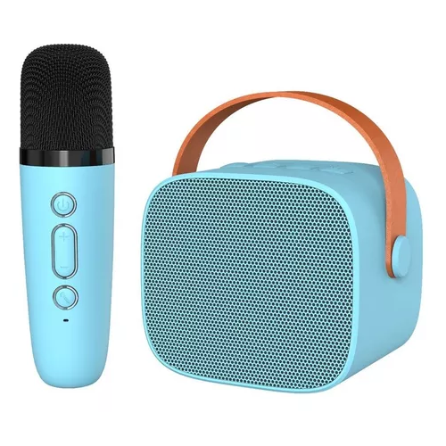 PARLANTE DE KARAOKE PARA NIÑOS CON MICRÓFONO PORTÁTIL RECARGABLE - 1