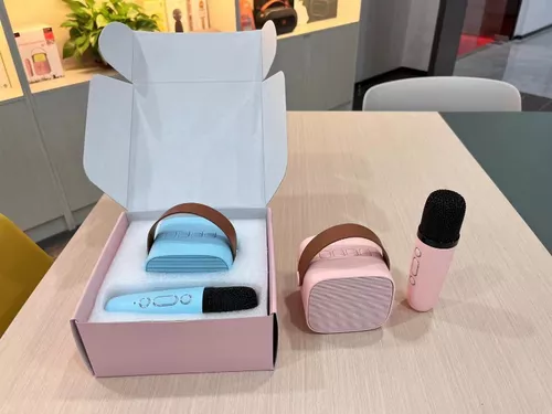 PARLANTE DE KARAOKE PARA NIÑOS CON MICRÓFONO PORTÁTIL RECARGABLE - 5