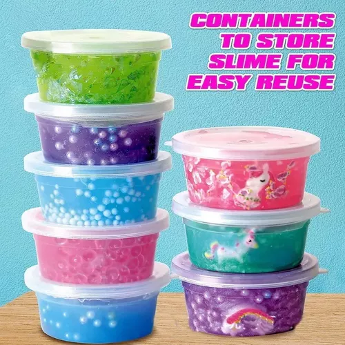 KIT PARA HACER SLIME UNICORNIO INCLUYE TODOS LOS ACCESORIOS - 4