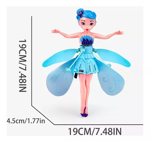 MUÑECA MÁGICA, HADA VOLADORA, RECARGABLE, CON SENSOR TIKTOK - 4