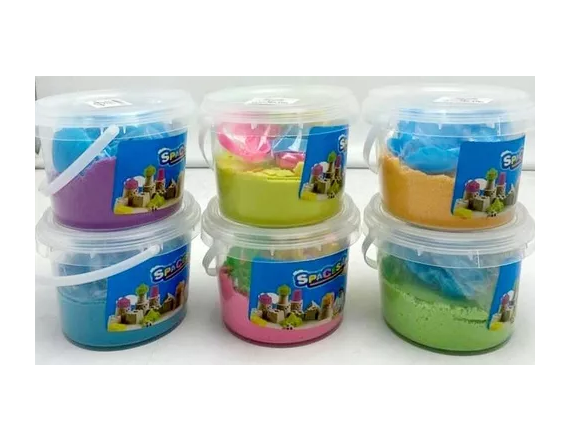 PACK DE 2 ARENA MÁGICA KINÉTICA DIDÁCTICO PARA NIÑOS + MOLDES - 6