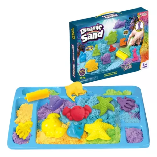 SET DE ARENA MÁGICA COMPLETO + ARENERO 500 G + ACCESORIOS - 1