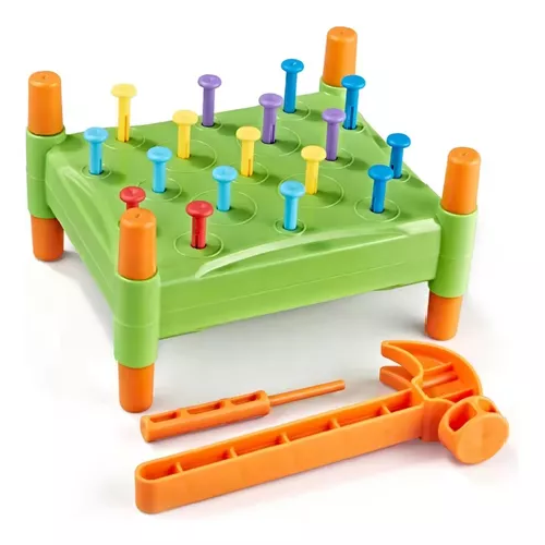 MESA PARA MARTILLAR, JUGUETE EDUCATIVO DIDÁCTICO - 1