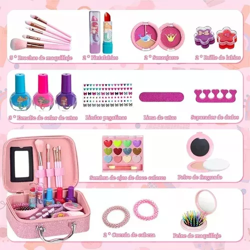 MAQUILLAJE LAVABLES NO TÓXICOS PARA NIÑAS - 2