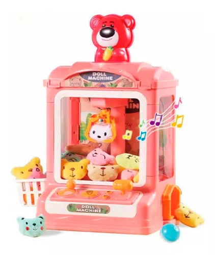JUGUETE MINI MÁQUINA SACA PELUCHES, GARRA DE PREMIO - 1
