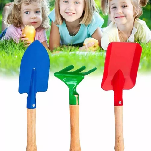 SET DE JARDINERÍA INFANTIL: HERRAMIENTAS DIDÁCTICAS MULTICOLOR - 3