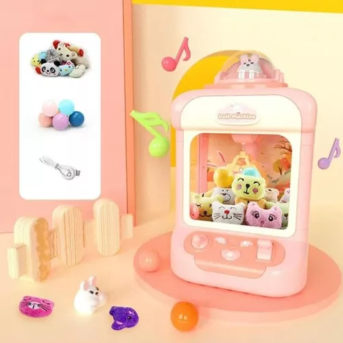 NUEVA MINI MÁQUINA GARRA ATRAPA PELUCHES, JUGUETE PARA NIÑOS - 3