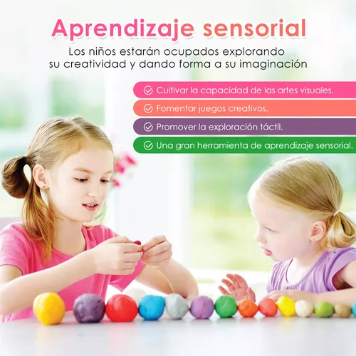 SET DE BRICOLAJE PARA HACER SLIME 120 PIEZAS, 24 COLORES - 5