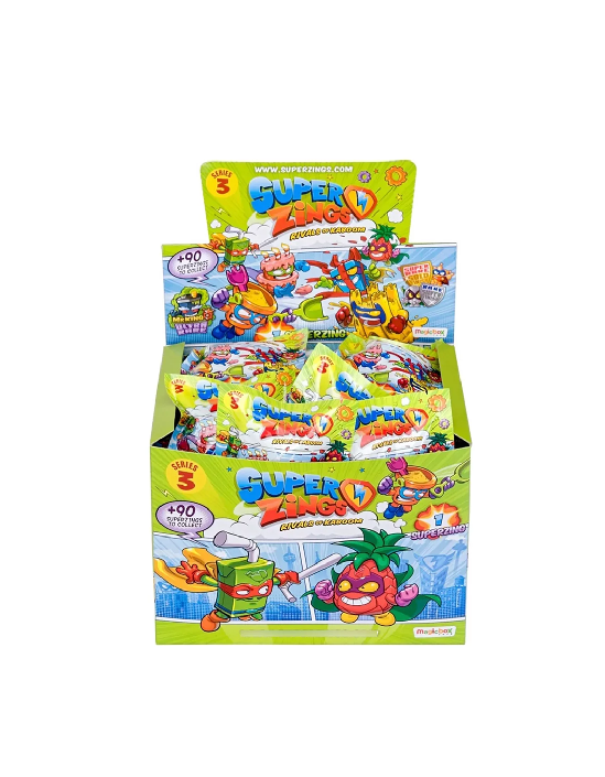 SUPERZINGS PACK CAJA FIGURAS COLECCIONABLES SERIE VERDE - 1