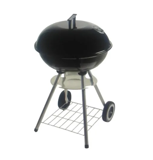 PARRILLA REDONDA A CARBÓN CON RUEDAS MUY PRÁCTICA - 2