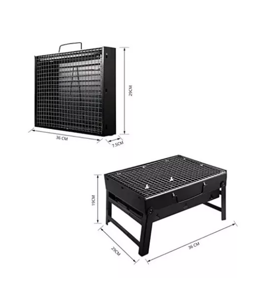 MINI PARRILLERA PLEGABLE DE CARBÓN PORTÁTIL - 3