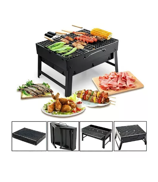 MINI PARRILLERA PLEGABLE DE CARBÓN PORTÁTIL - 4