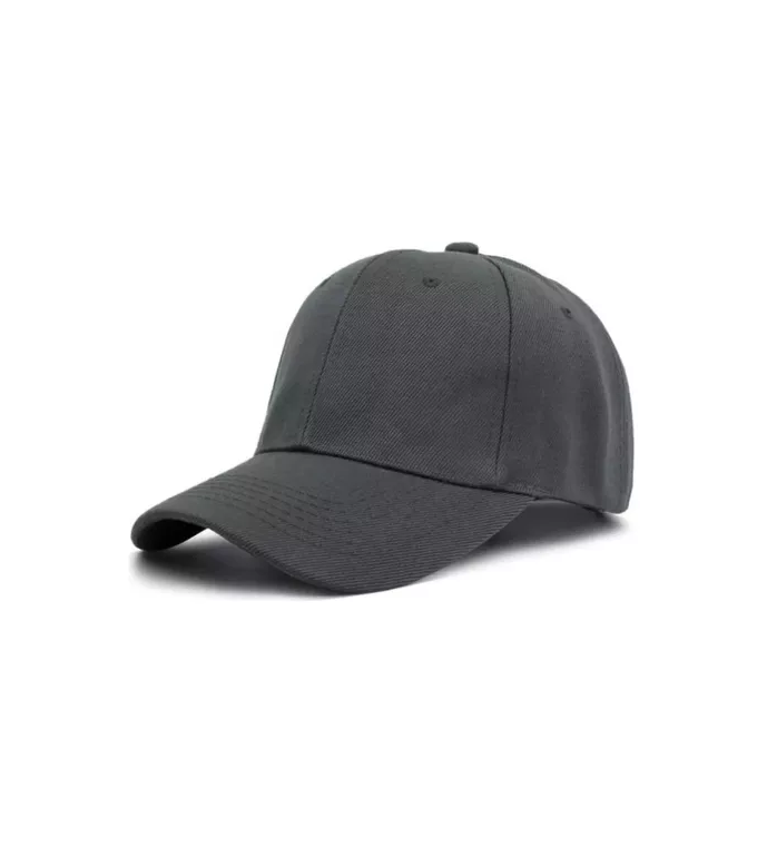 GORRO JOCKEY BÁSICO UNISEX GRIS - 1